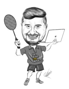 Manish Lamrod caricature